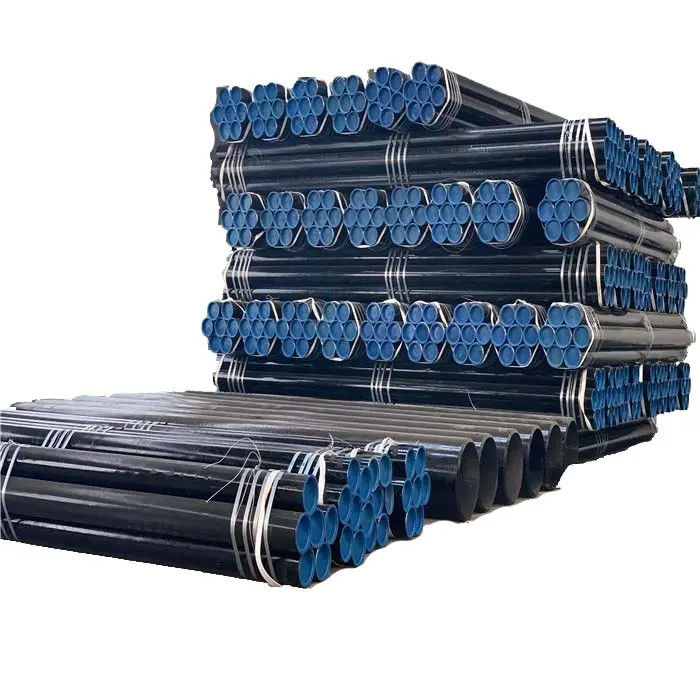 جدول ۴۰ لوله فولاد کربن بی درهم Astm A106 Gr B Sch 40 A53 API 5L درجه B X65 PSL1