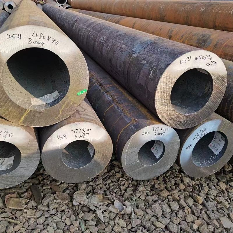 ASTM فلزات آلیاژ لوله فولادی بدون درز DIN Mid Hard 12M اتومبیل غیر روغن API